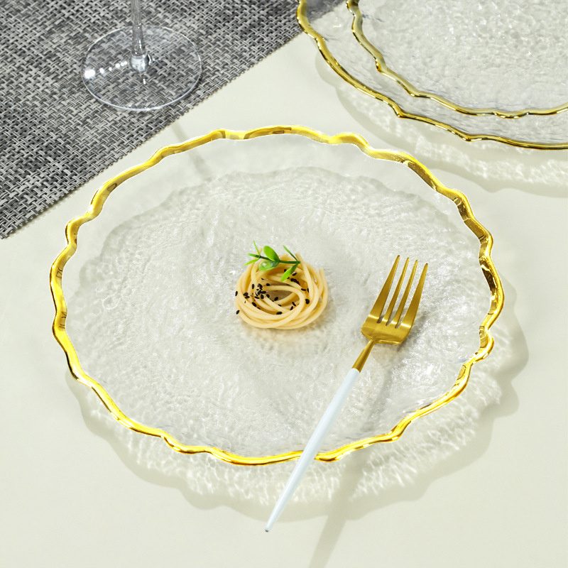 Wholesale Glass Charger Plate PZ-011 - Image 1